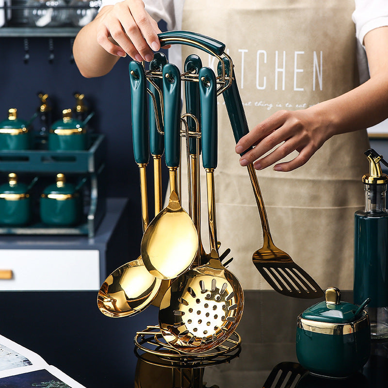 7-delt Køkkenredskabssæt i Rustfrit Stål – Elegant og Holdbart Sæt til Professionelt & Moderne Køkken HEYHEY Worldwide Dropshipping Store
