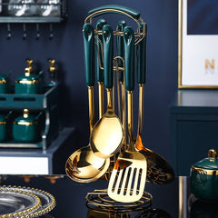 7-delt Køkkenredskabssæt i Rustfrit Stål – Elegant og Holdbart Sæt til Professionelt & Moderne Køkken HEYHEY Worldwide Dropshipping Store