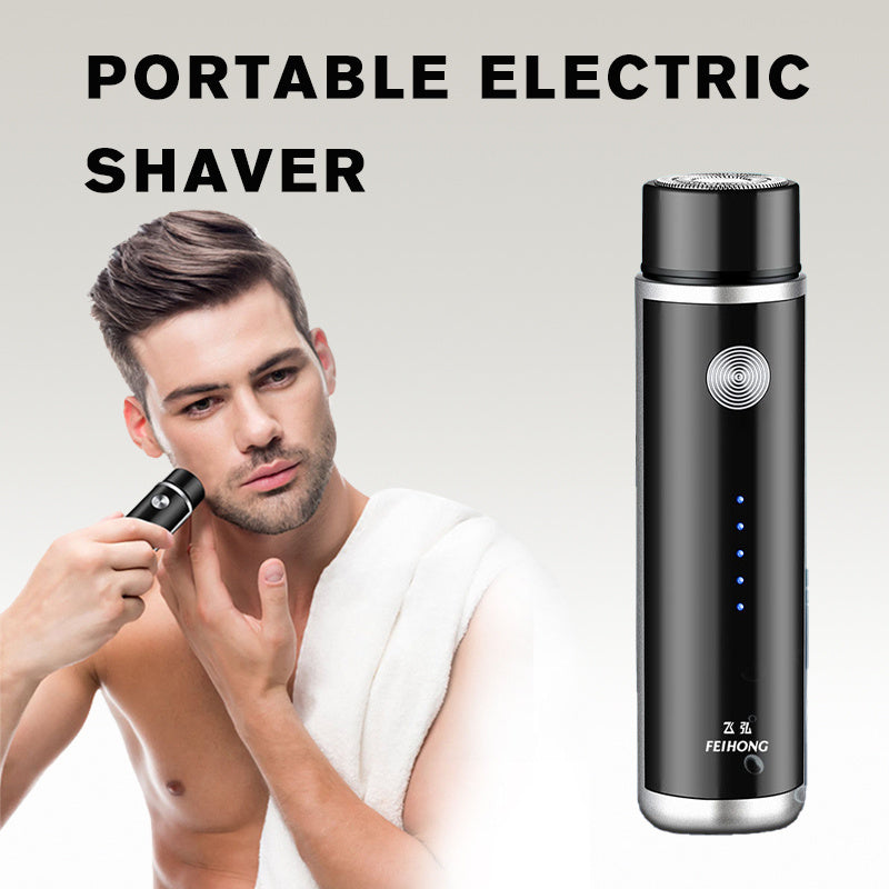 Elektrisk Shaver til Mænd – Dobbeltbladssystem, Pop-up Trimmer & Hudvenlig Præcisionsbarbering HEYHEY Worldwide Dropshipping Store