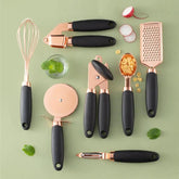 Rose Gold køkkenredskabssæt i rustfrit stål