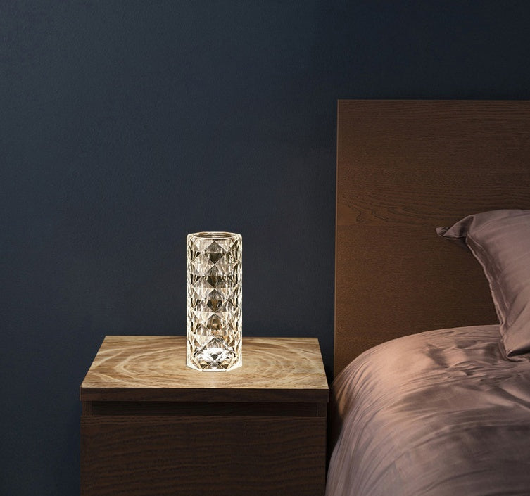 Nordisk Krystal Lampe – USB Bordlampe med Touch og Justerbar Lysstyrke TikTok Make Me Buy it Store
