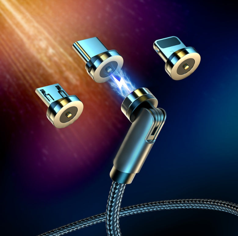 Magnetisk Opladerkabel – 540° Roterende USB-C Hurtigoplader TikTok Make Me Buy it Store