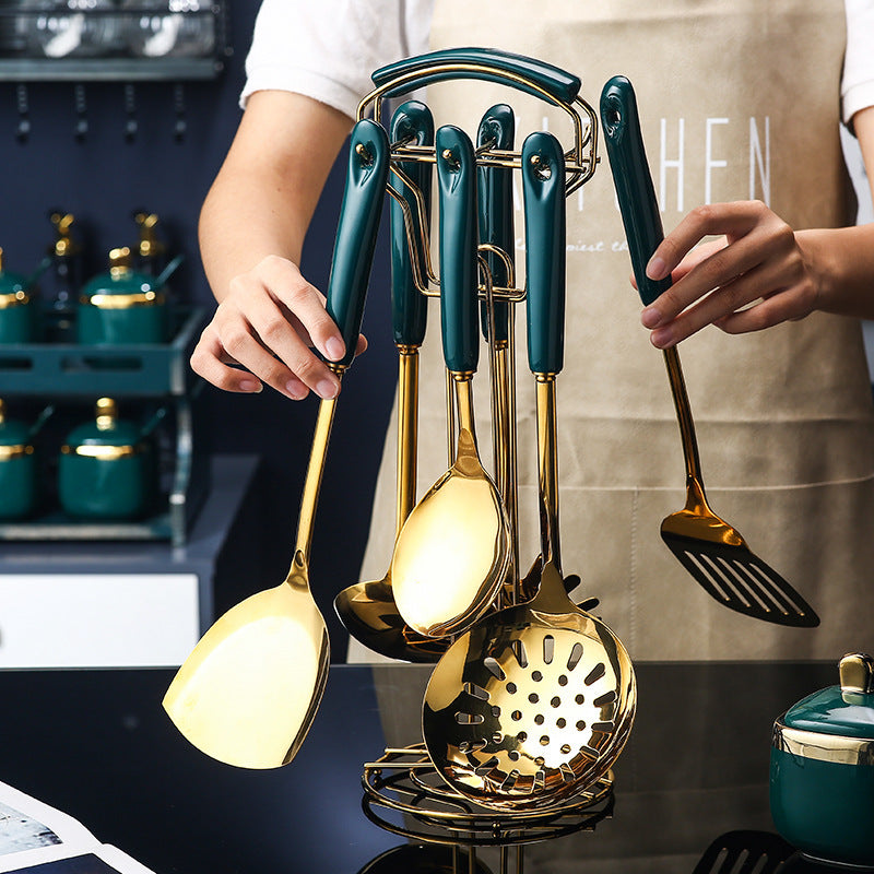 7-delt Køkkenredskabssæt i Rustfrit Stål – Elegant og Holdbart Sæt til Professionelt & Moderne Køkken HEYHEY Worldwide Dropshipping Store