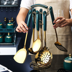 7-delt Køkkenredskabssæt i Rustfrit Stål – Elegant og Holdbart Sæt til Professionelt & Moderne Køkken HEYHEY Worldwide Dropshipping Store