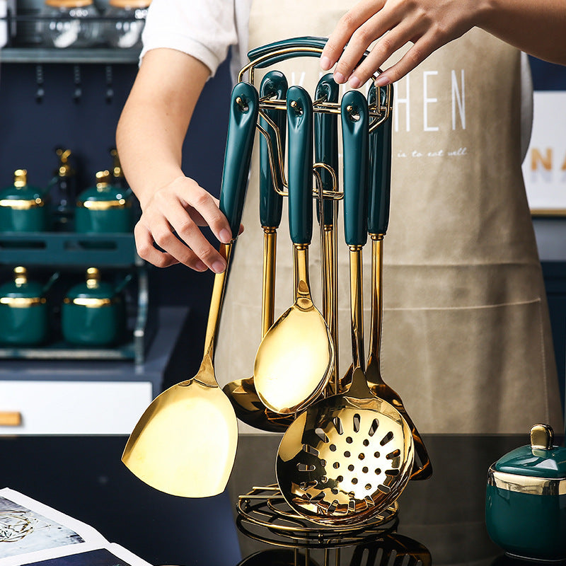 7-delt Køkkenredskabssæt i Rustfrit Stål – Elegant og Holdbart Sæt til Professionelt & Moderne Køkken HEYHEY Worldwide Dropshipping Store
