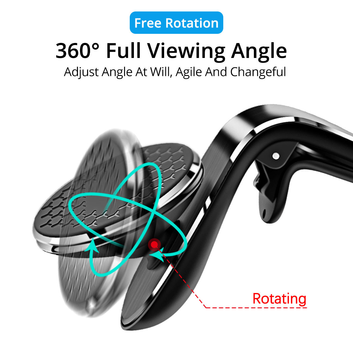 Magnetisk Mobilholder til bil – 360° Roterende Luftudtagsmontering TikTok Make Me Buy it Store