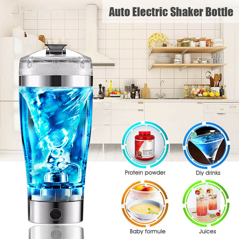 Elektrisk Shaker Kop – USB Genopladelig Protein- og Kaffeblender HEYHEY Worldwide Dropshipping Store