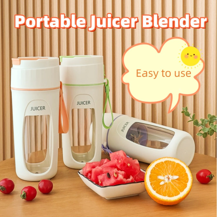 Bærbar Elektrisk Blender – USB Genopladelig Juicer Kop til Rejse og Køkken HEYHEY Worldwide Dropshipping Store