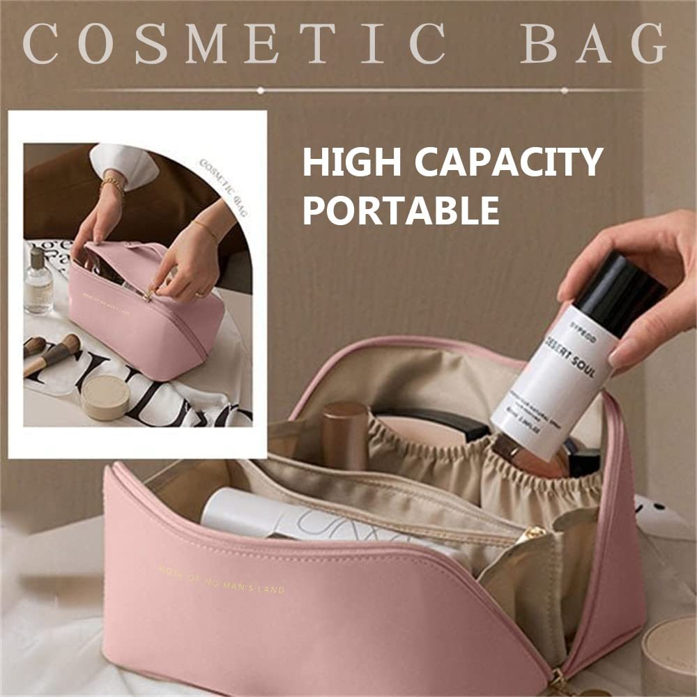 Elegant Vandafvisende Makeuptaske – Stor Kapacitet & Dobbeltlag Design til Rejse og Hverdag HEYHEY Worldwide Dropshipping Store